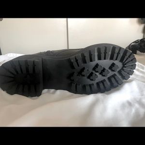 OBSIDIAN POCKET COMBAT BOOTS